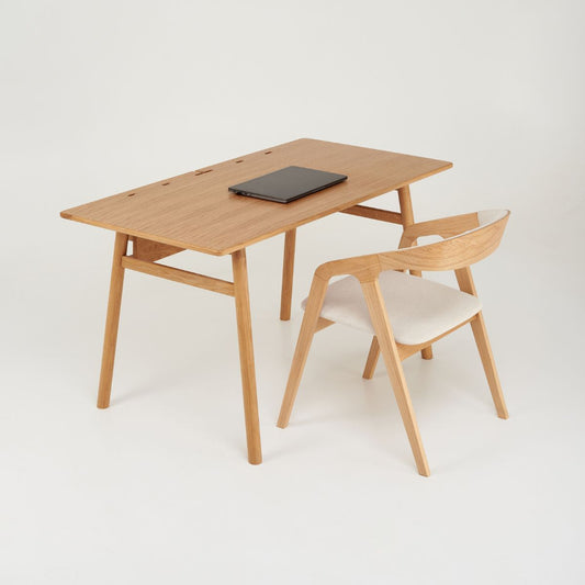 oak writing desk