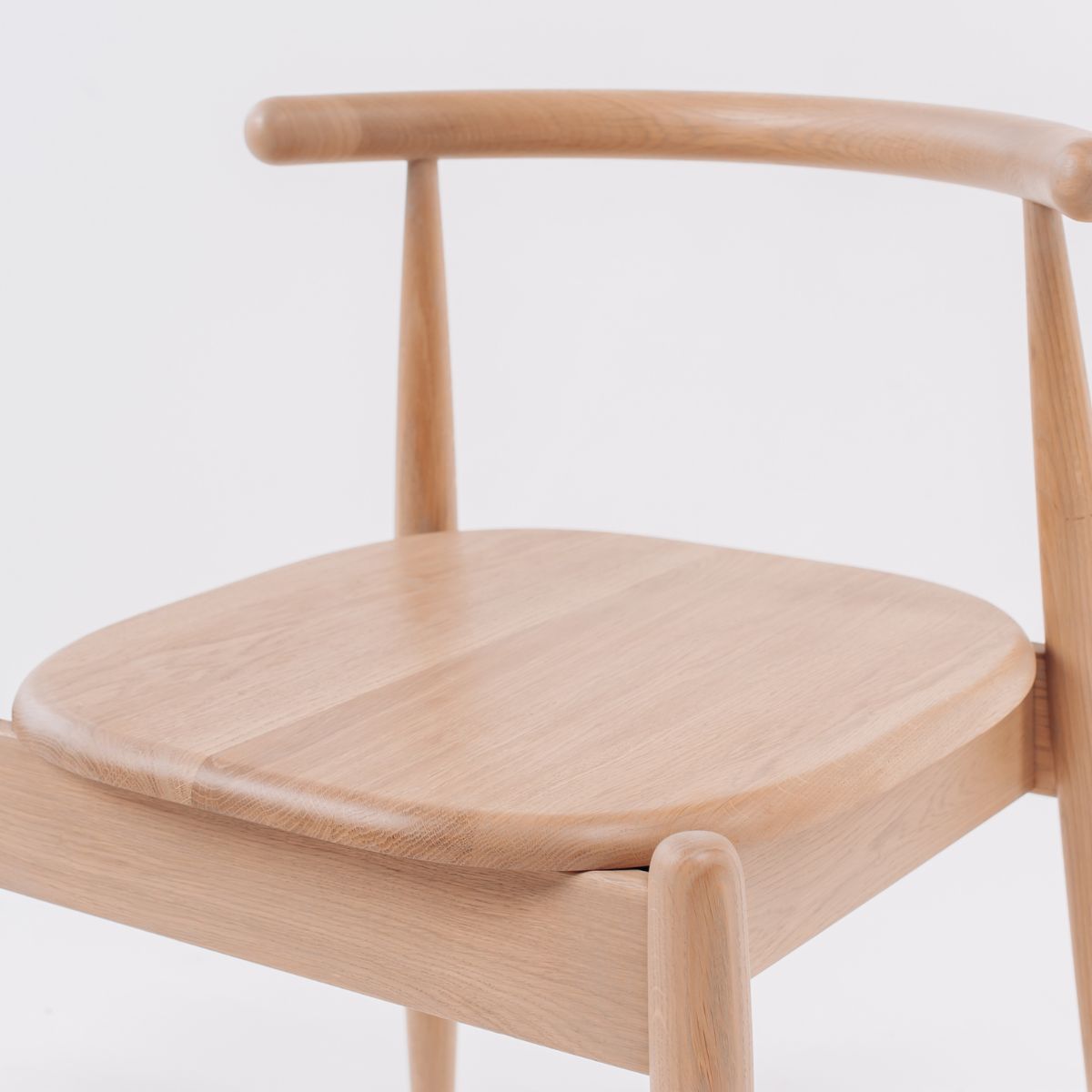 modern oak chair for dining room interior