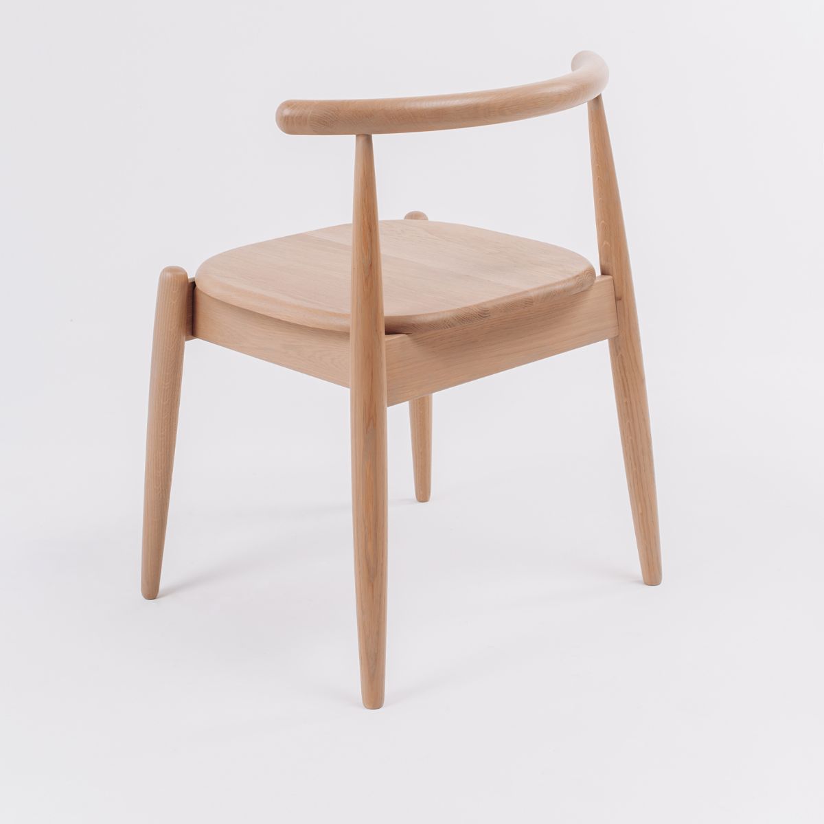 solid wood oak dining chair natural finish