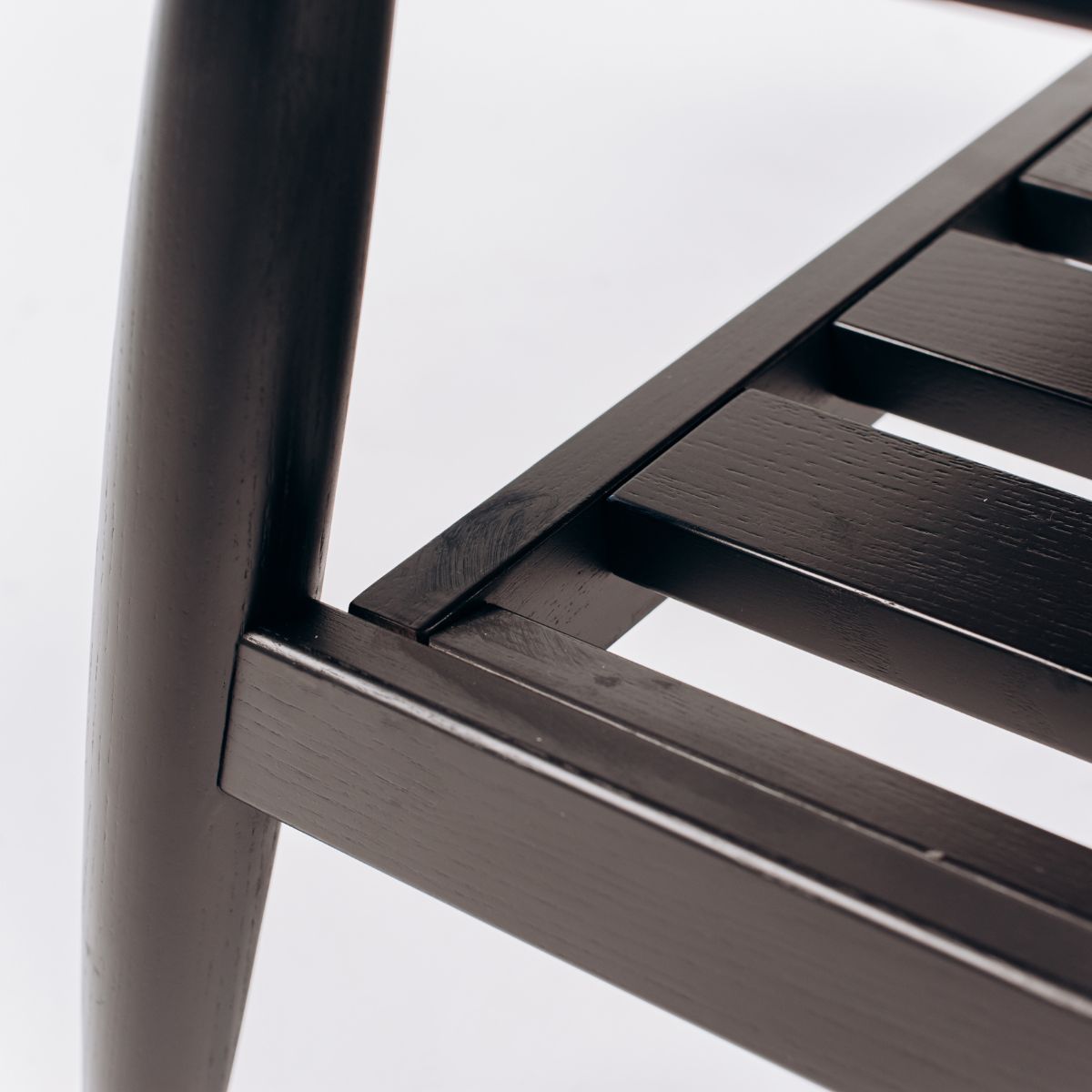 premium black oak bench handcrafted in Europe