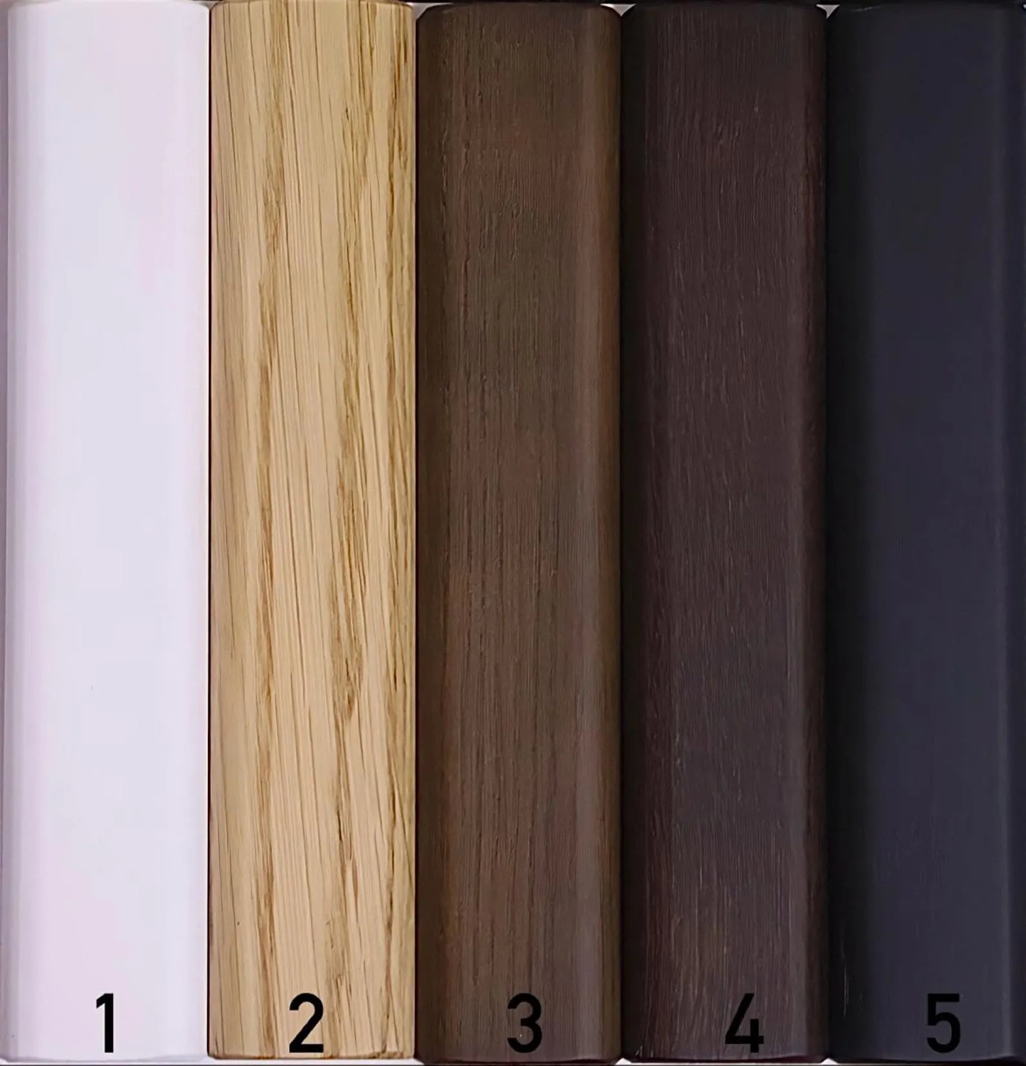 Solid Oak Round Table: Scandinavian Minimalist Design Handmade