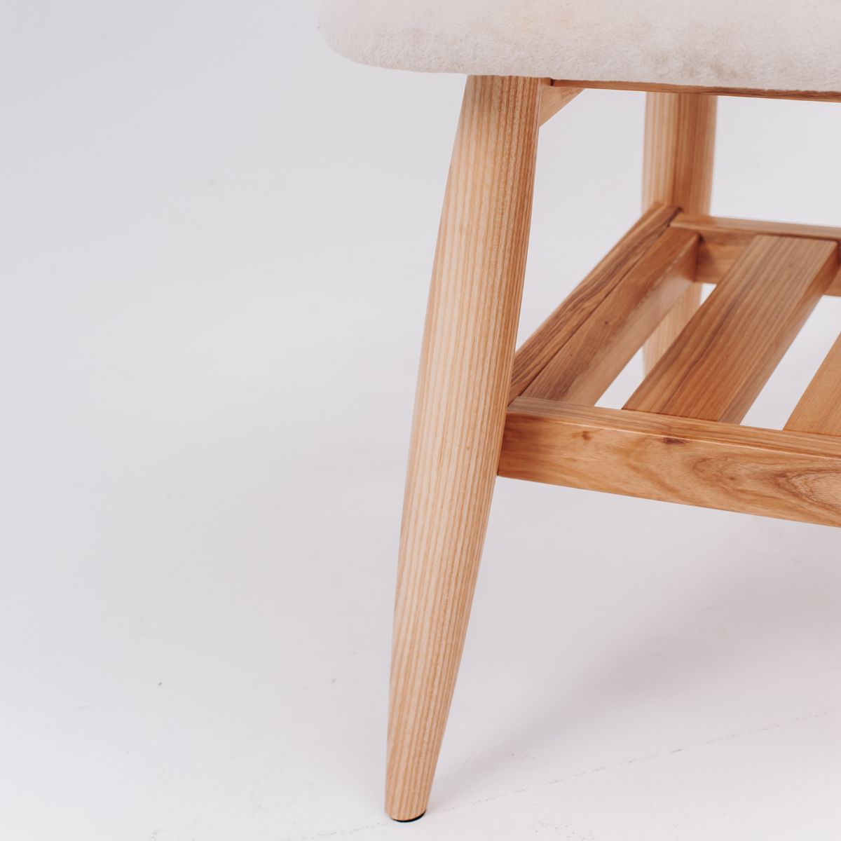 solid oak bench with eco friendly finish